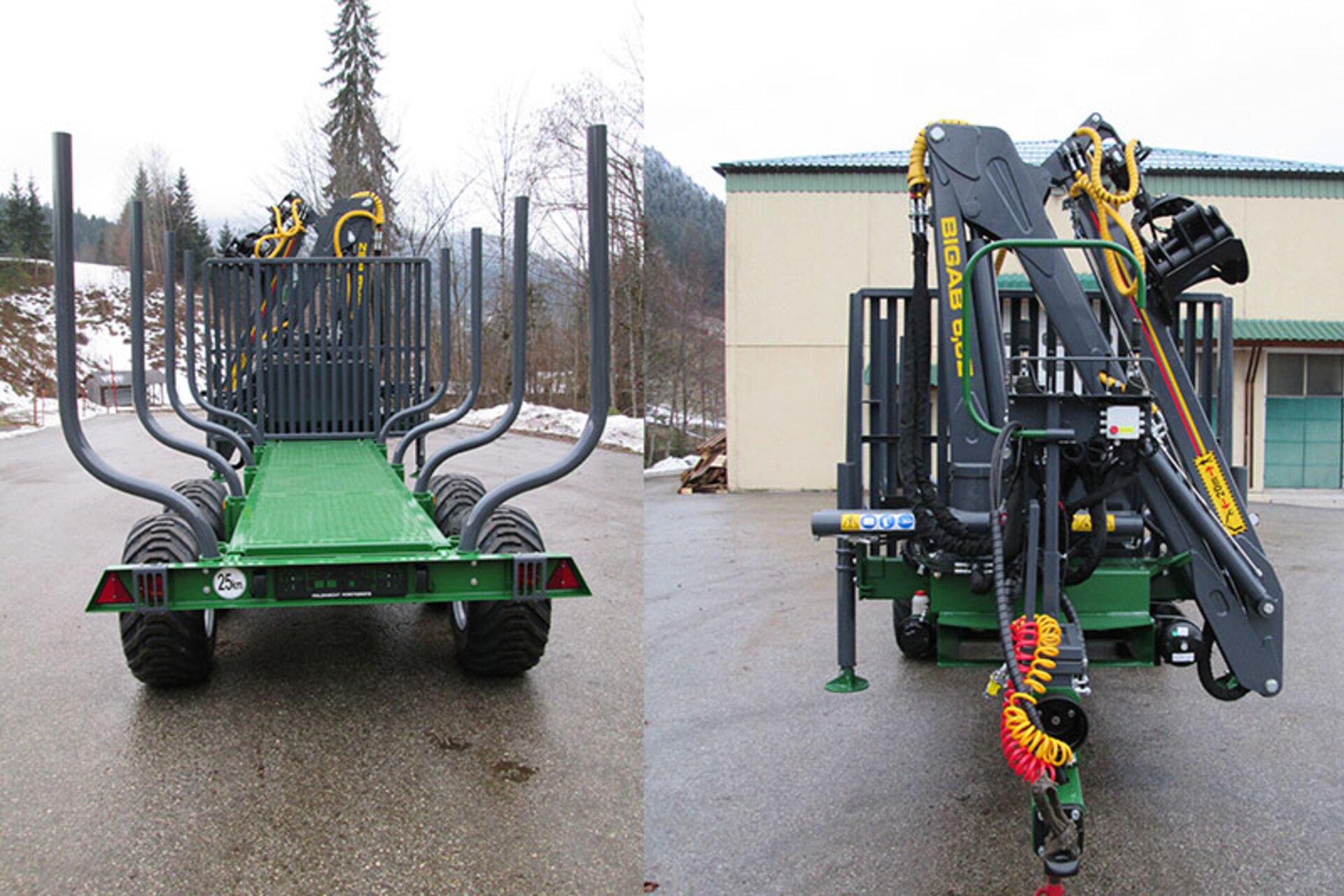 Rungen Für Holz- Rückewagen 150cm - Modellbau Berthold